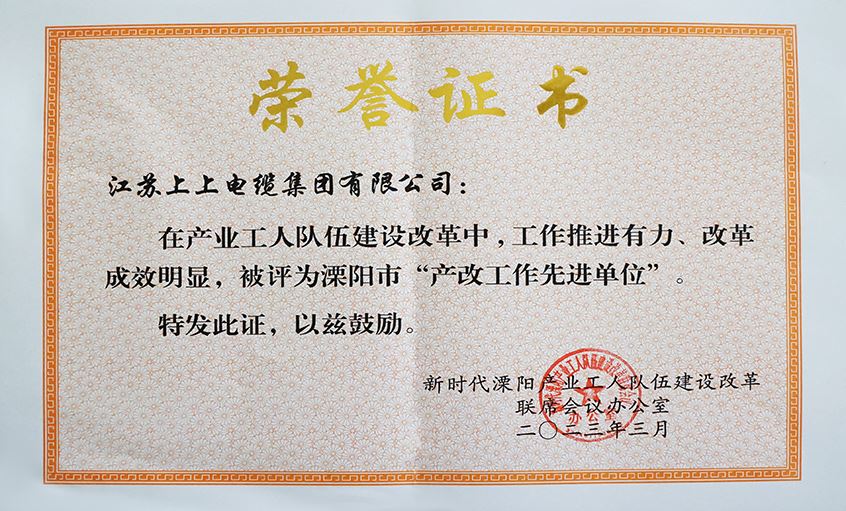 必赢官网获评溧阳市“产改工作先进单位”、溧阳市“十佳产改实践案例”